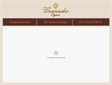 Tablet Screenshot of granadoscigars.com